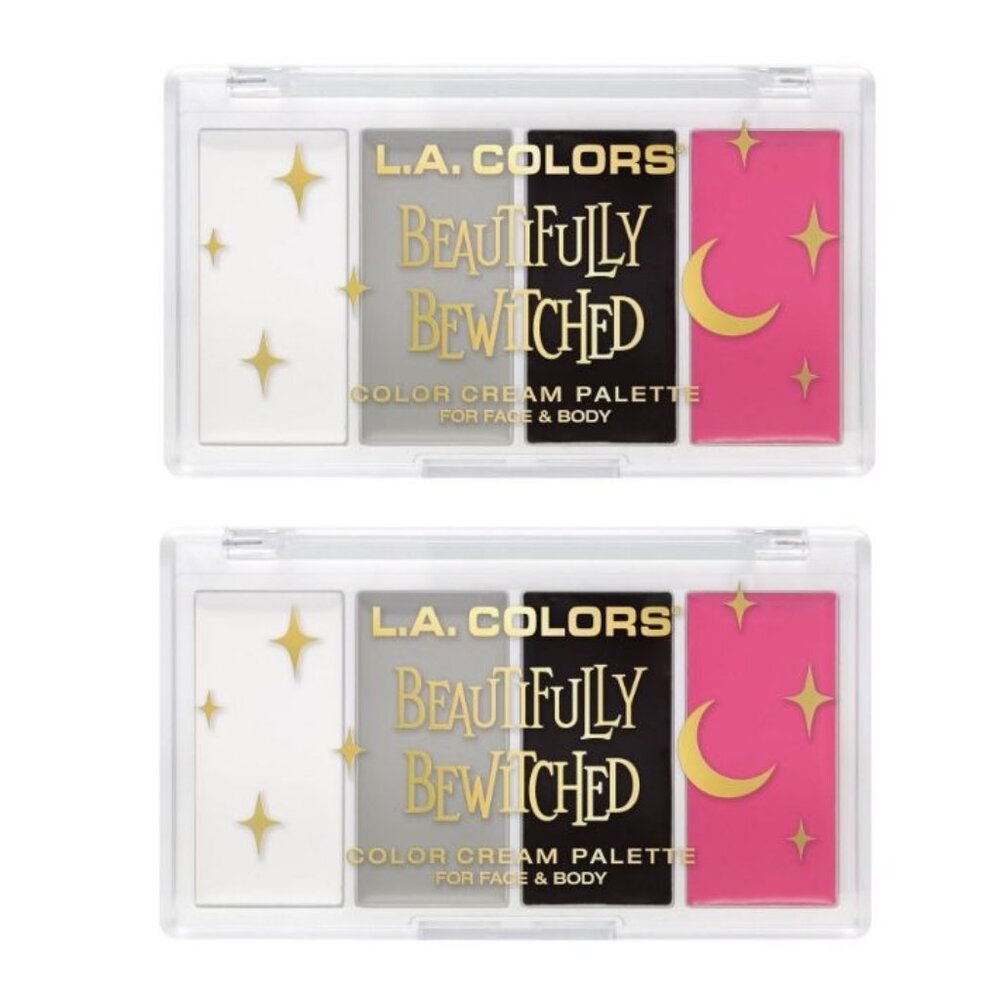 L.a. COLORS Beautifully Bewitched 4-Color Pigment Palette Witchy Vibes 2 Pack
